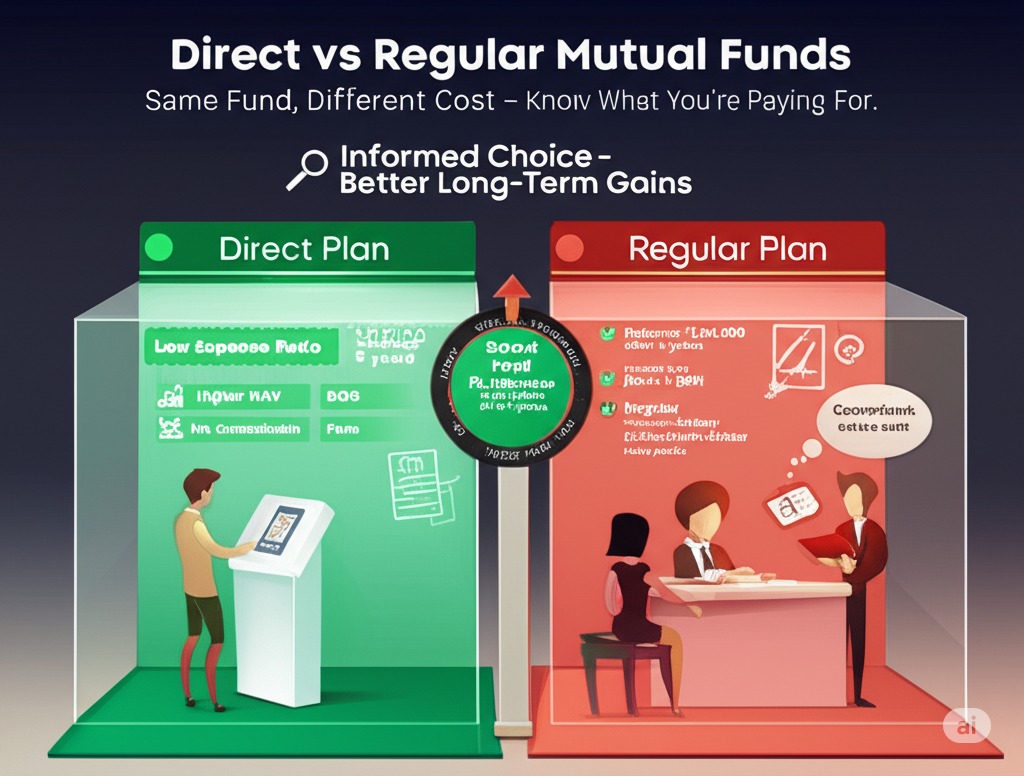 Direct vs Regular mutual funds